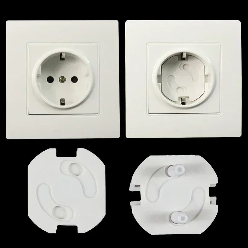 8Pcs Bear Socket Electrical Outlet Baby Kids Child Safety Guard Protection Anti Electric Shock Plugs Protector Cover Protection