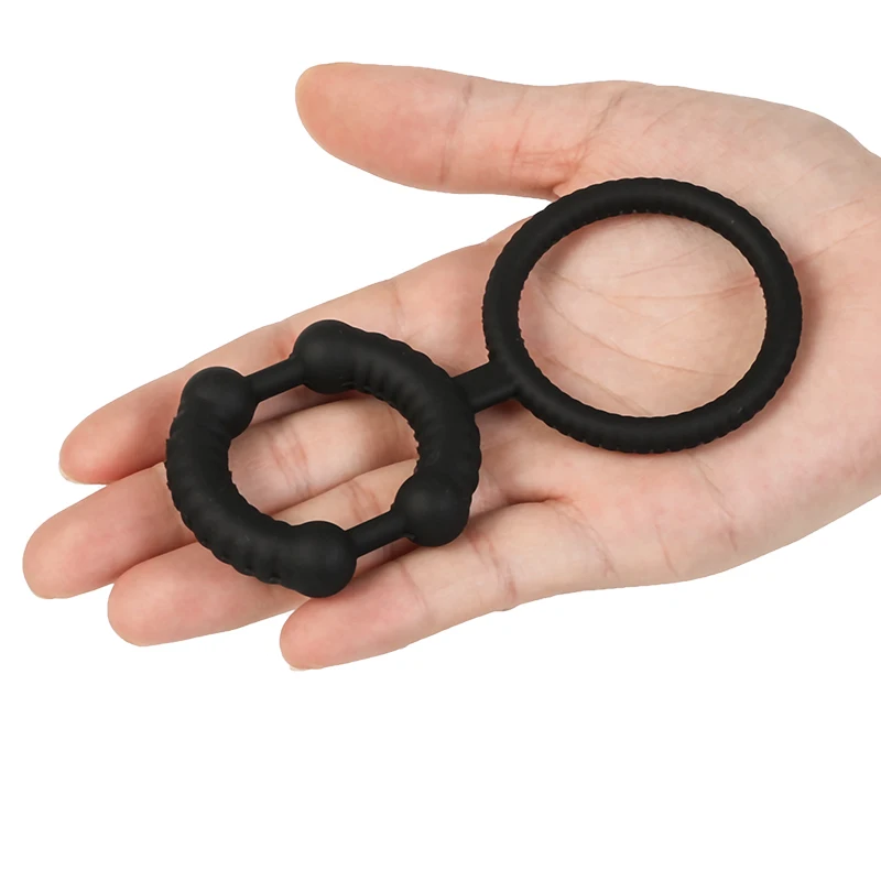 Penis Cock Ring Silicone Ejaculation Delay Cock Rings Dick Erection Male Chastity Adult Sex Toys For Men Lock Sperm Trainer