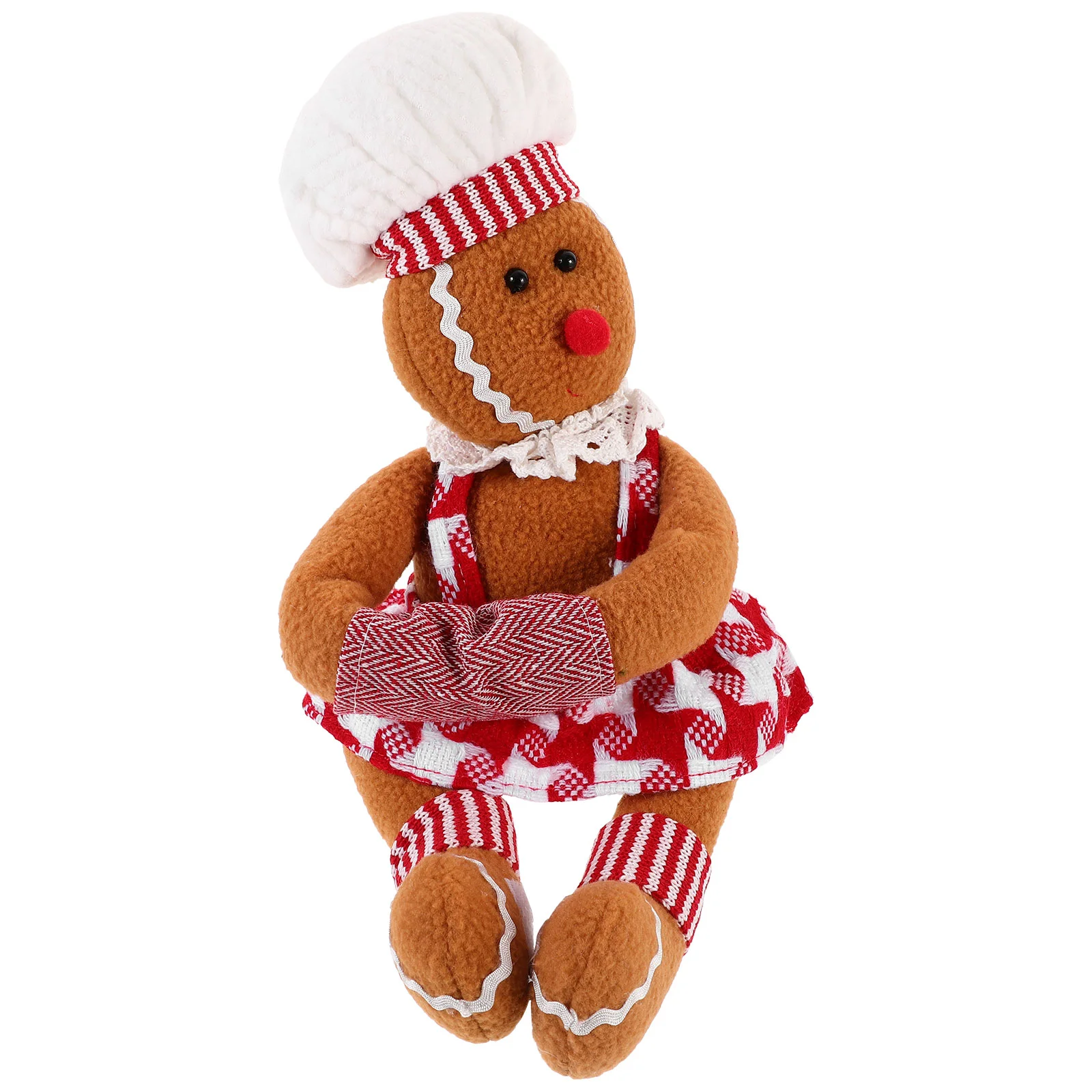 

Gingerbread Christmas Decor Decoration Supplies Cartoon Couple Man Bottle Hug Cover Creative (men's Style)