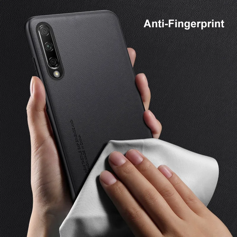 Premium PU Leather Matte Silicone Phone Case - Elegant and Durable Back Cover