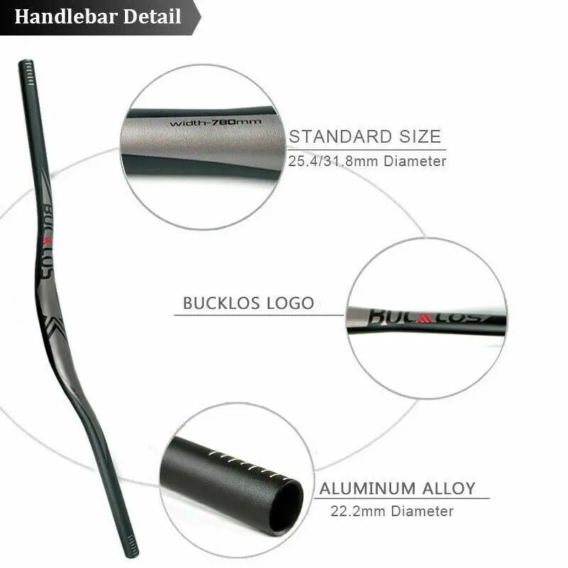 Ultralight MTB Bicycle Riser/Flat Handlebar 660mm