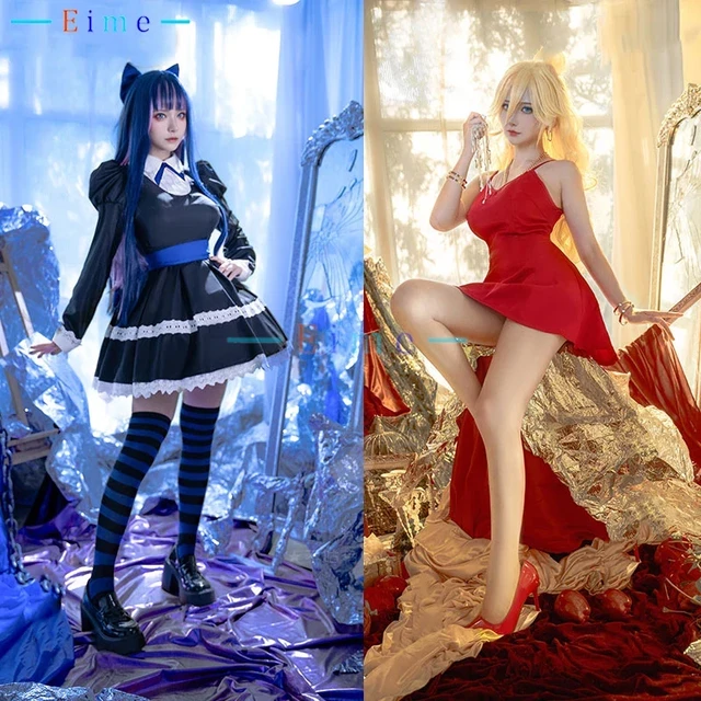 Panty & Stocking With Garterbelt Pansto Panty Anarchy Transformation Angel  Form Ver. Cosplay Shoes Boots H016 - Shoes - AliExpress