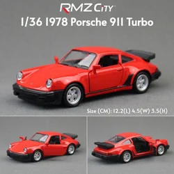 MAKEDA 1/36 Scale Diecast Alloy Sports - Car Replica Toy (1978 Red)