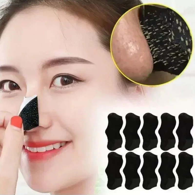 20-40Pcs Unisex Blackhead Remove Mask Peel Nasal Strips Deep Cleansing Shrink Pore Nose Black Dots Remove Stickers Care Patch