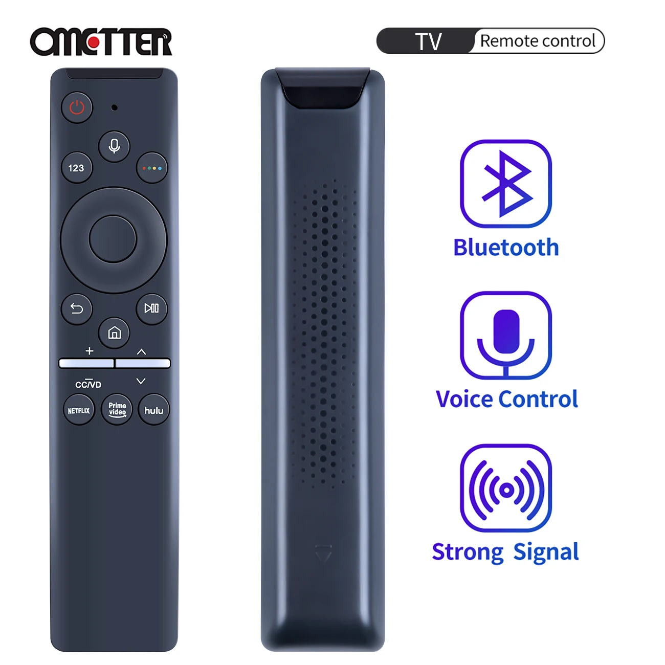 

BN59-01312G Replace Smart Voice TV Remote Control for SAMSUNG UHD with Netflix Prime Video Hulu Voice Command