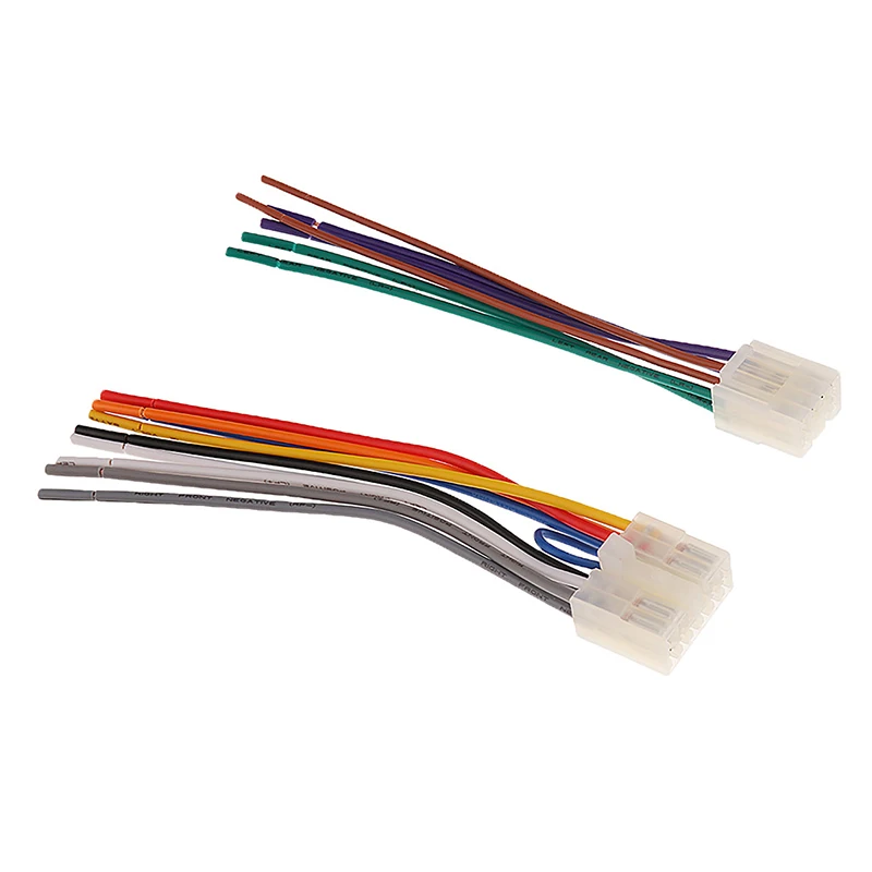 2Pcs Car Radio Stereo CD Player Wiring Harness Cable Installation Kit Toyota Car Accessories Supplies Products