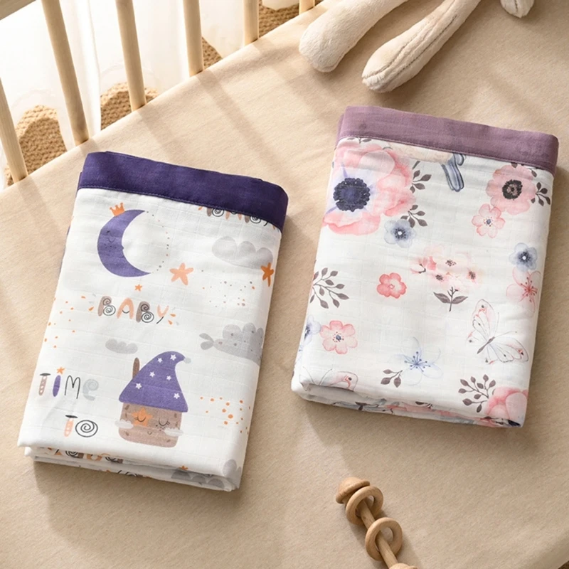  최고 안락한 면  모슬린 Swaddle 담요 연약한  누비이불