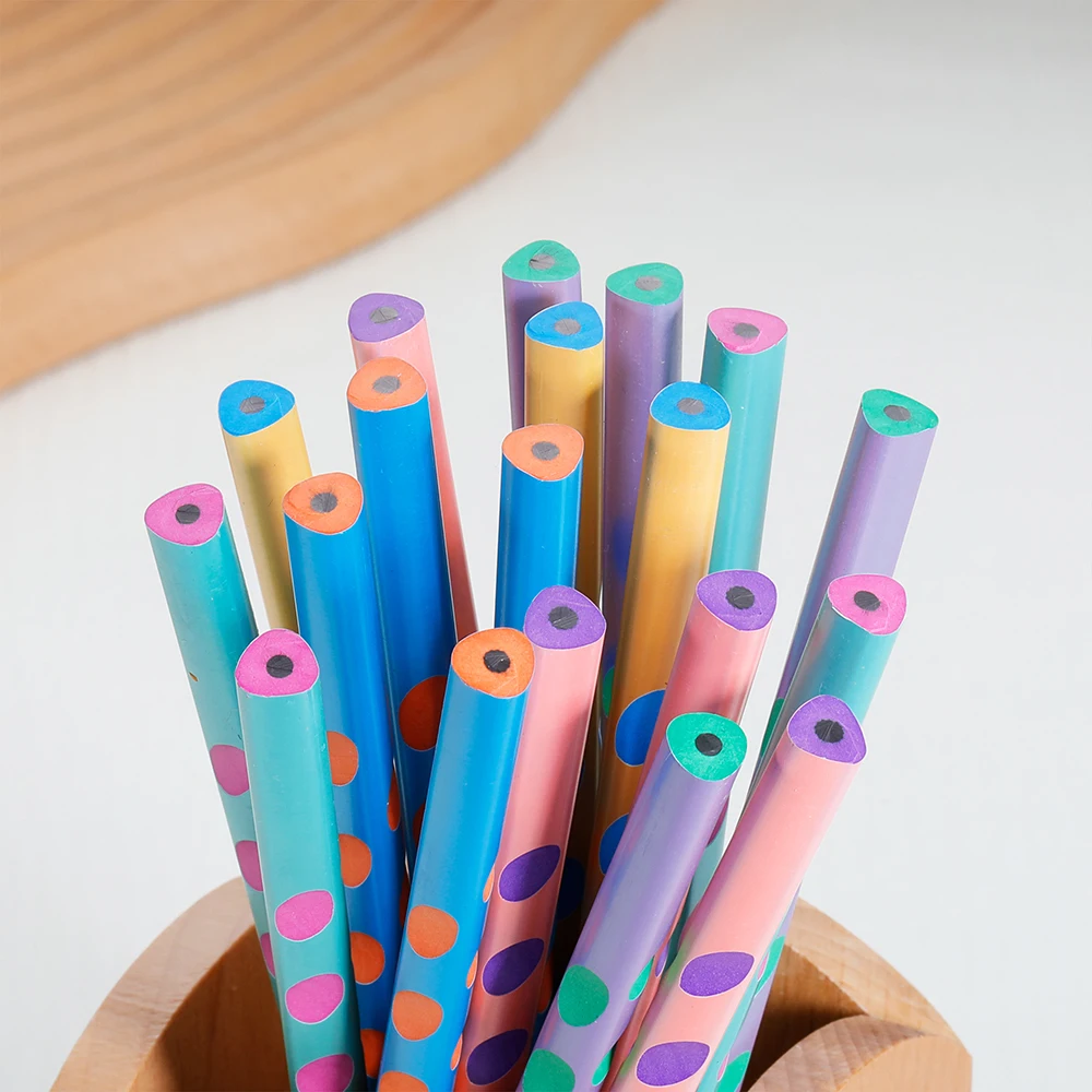 10pcs Wooden HB Pencil with Eraser Drawing Painting Writing Pencils Customized Name Text Gift Pencil for