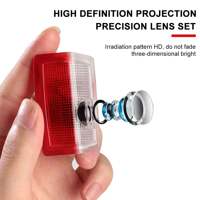 Mercedes Benz AMG CLA W206 W220 W211 W212 W210 W221 W222 2pcs Projector Door Light LED Welcome Light Auto Courtesy
