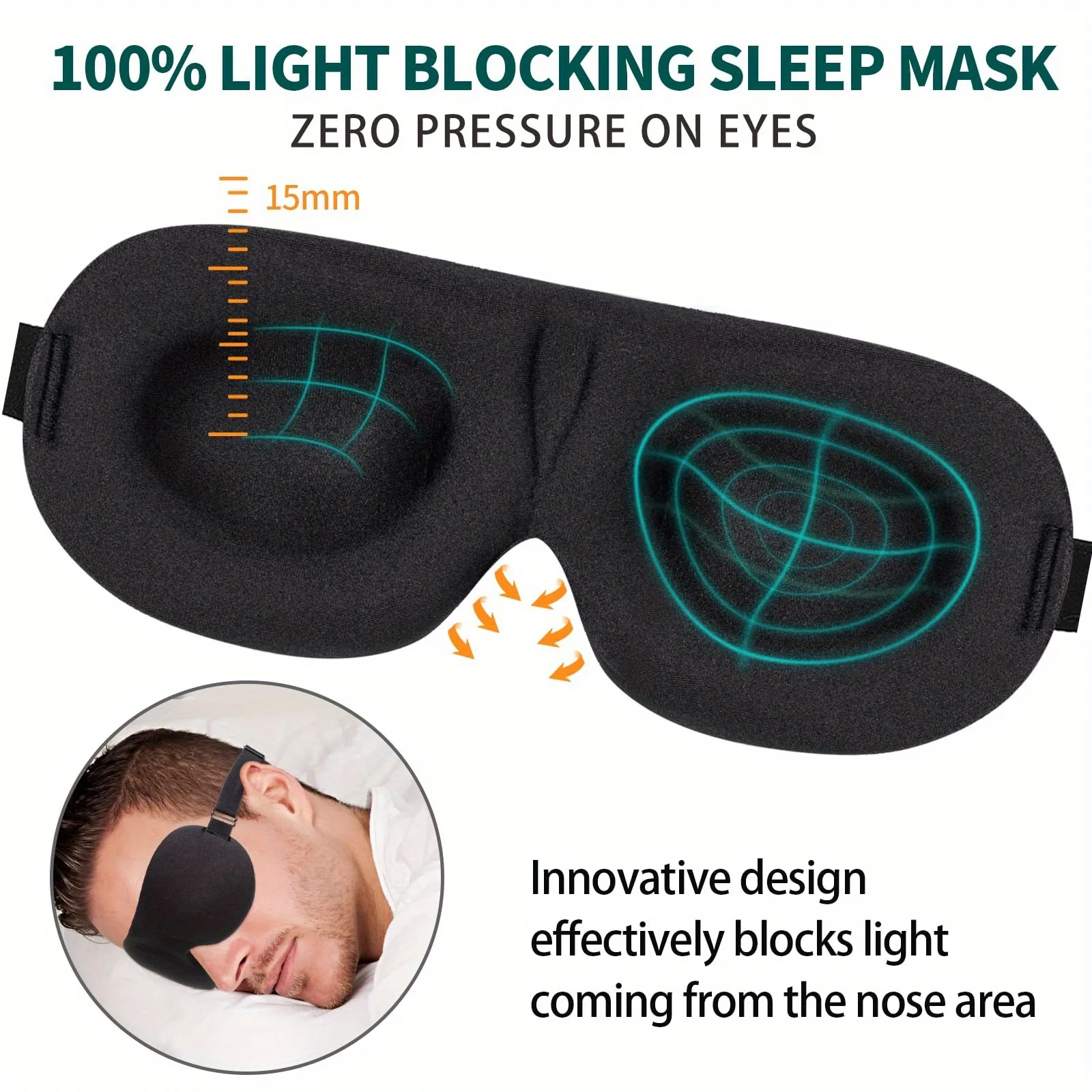 3D Sleep Eye Mask Color Options