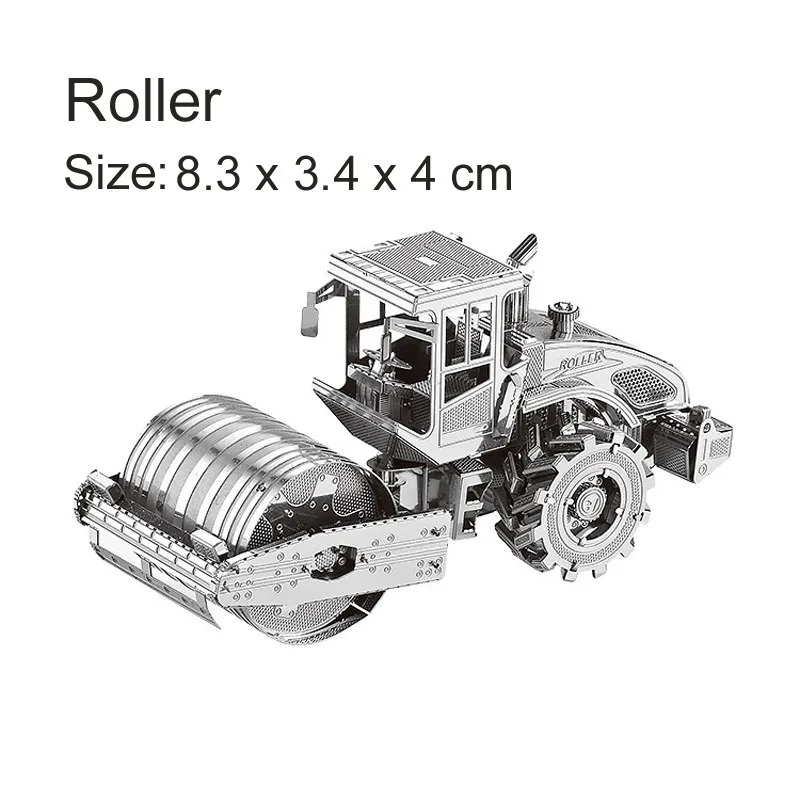 3D Metal Puzzle Mixer Truck Engineering Vehicle DIY Assembly Kit