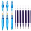 Gel Pens & Refills Set Kawaii Writing Pen Black/red/blue Ink 0.5 mm Blue Ballpoint Pen Office School Supplies Stationery