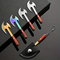 Mini Axe Unwrapping Package Keychain Small Vegetable Knife Carrying Knife ECD Mini Gift Knife Unwrapping Express Knife 2