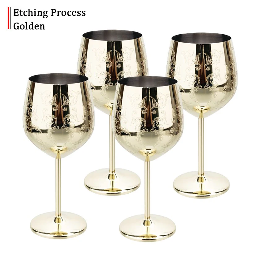 Elegant Grapevine Etched Red Wine Glass Goblet - Perfect for Parties, Weddings, and Wine Lovers' Gifts