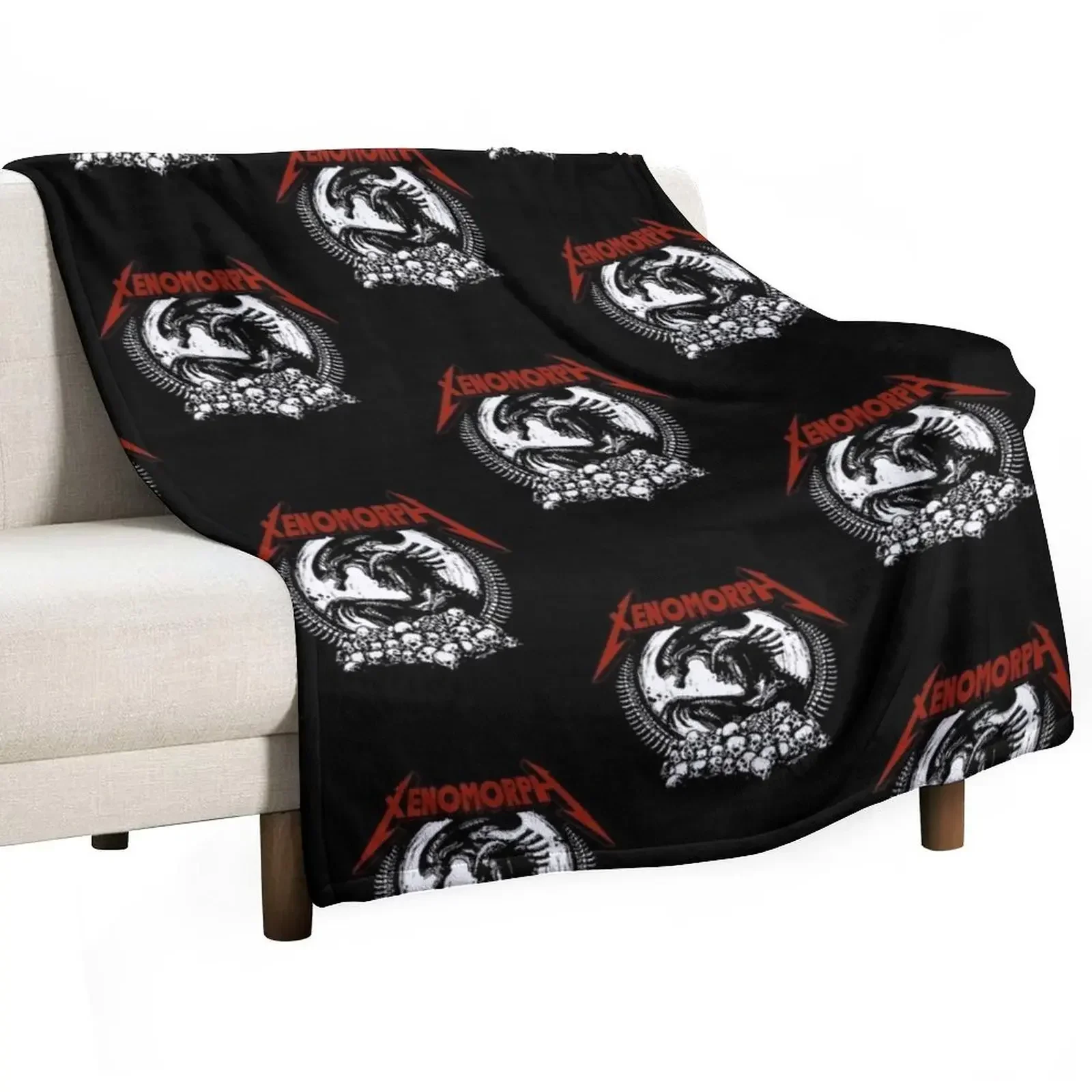 

Xenomorph Alien Metal Throw Blanket blankets and throws Bed linens Blankets