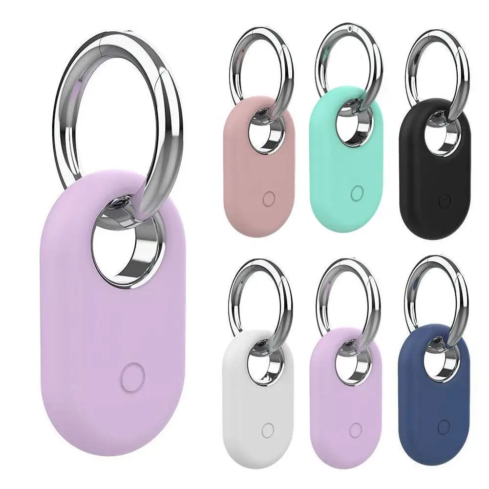 

Противоударный силиконовый чехол для Samsung SmartTag2, пыленепроницаемый силиконовый защитный чехол с защитой от царапин, аксессуары с брелоком