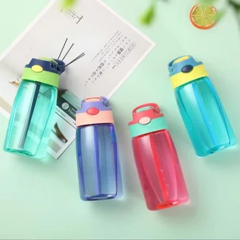 Kids Water Bottle With Straw 2