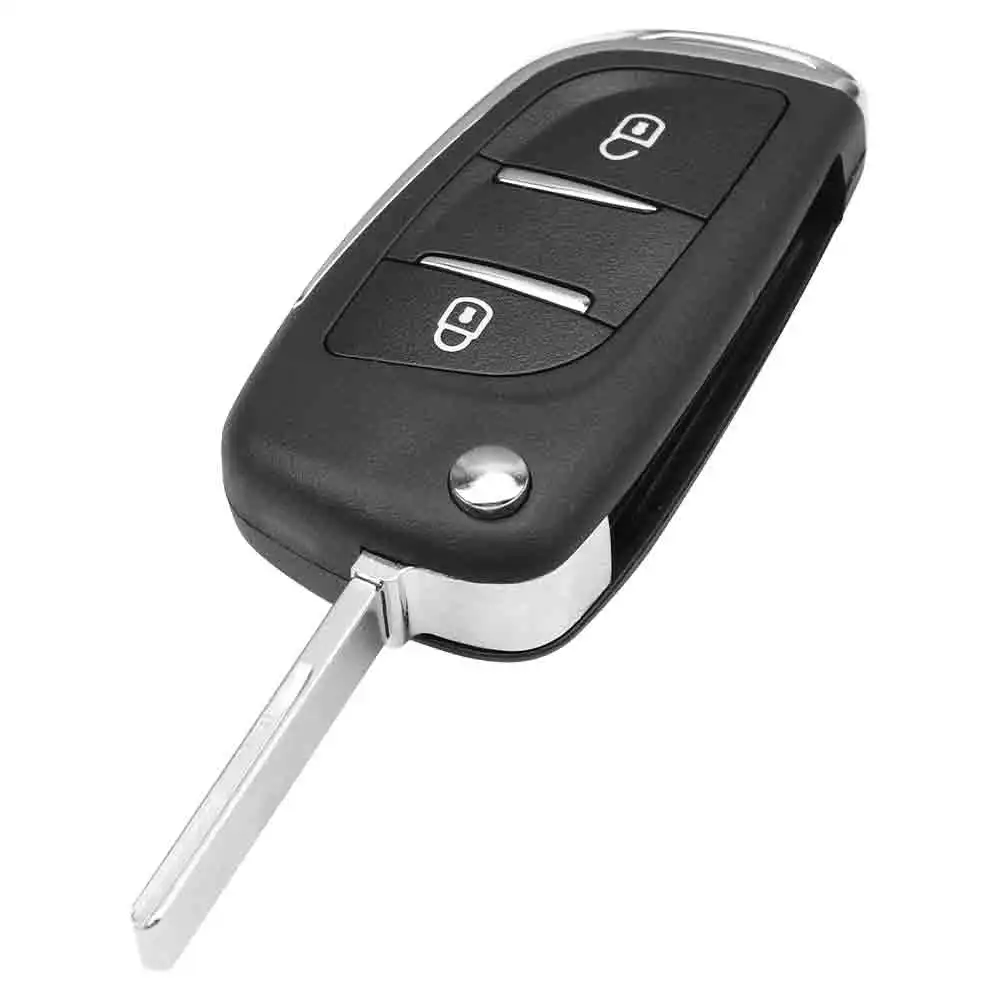 คีย์ที่ดีที่สุด 2/3 ปุ่ม CE0523 ดัดแปลงคีย์สําหรับ Citroen C2 C4 C5 Berlingo Xsara Picasso สําหรับ Peugeot 306 407 807 Partner VA2/HU83 2