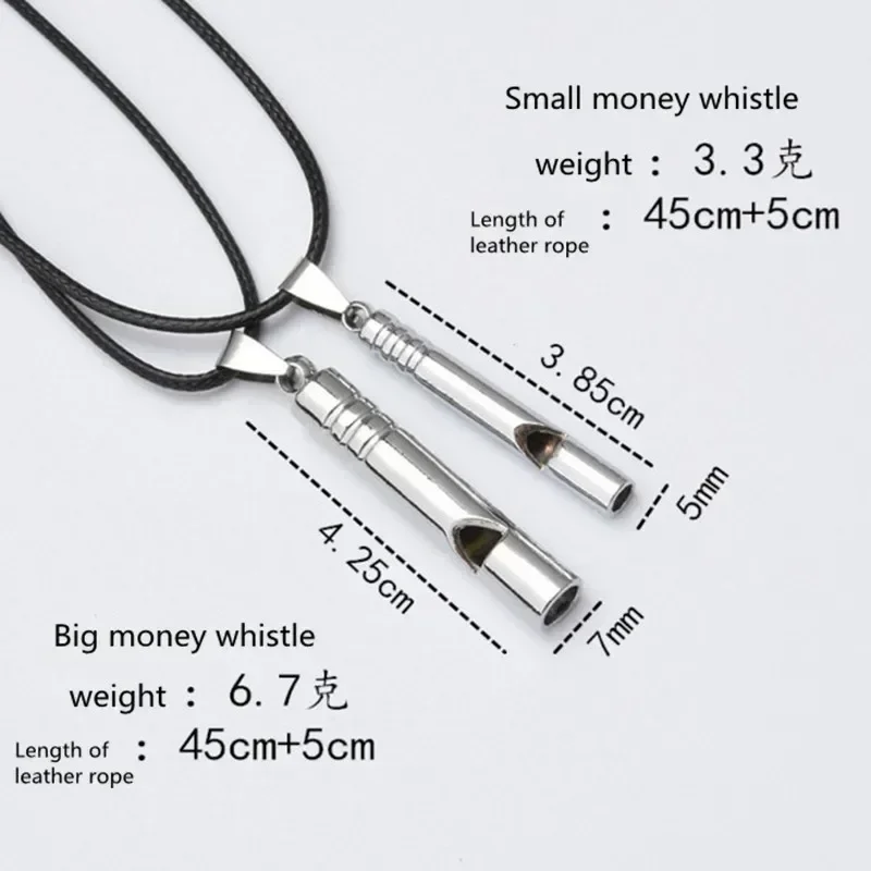 Ultra-light Titanium Whistle Rope Camping Whistle Portable Emergency Hiking Outdoor Survival Tool Camping Hiking Adventure