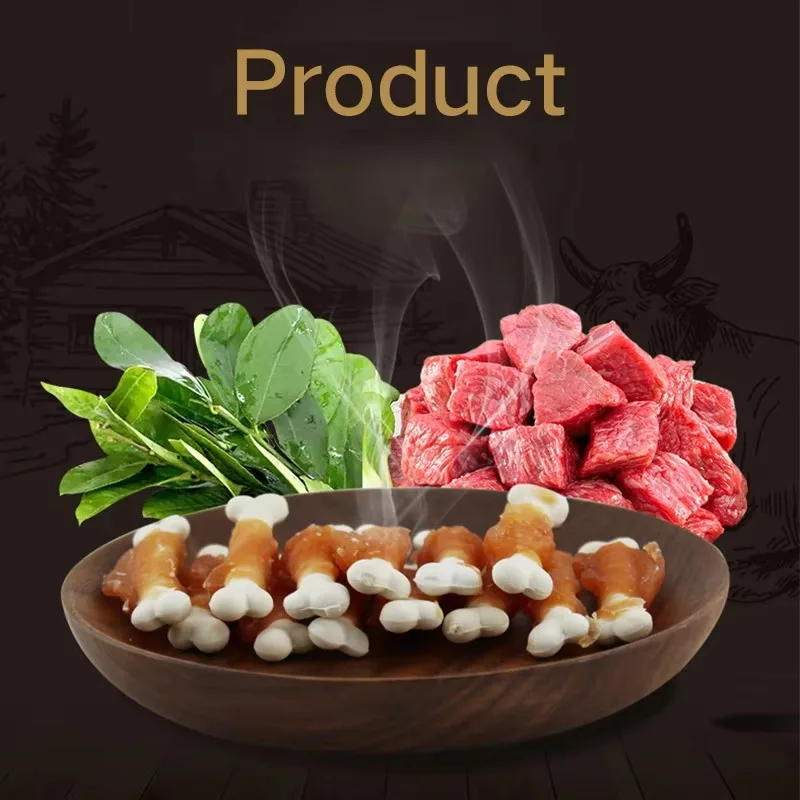 Pet Dog Biscuits dog snacks Delicious Snacks Milk Chicken Calcium Food Bone Snacks Teething Food Teeth Cleaning Training Reward Sticks