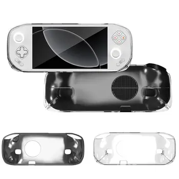 Custodia Trasparente per Console da Gioco Portatile, Cover Protettiva Morbida in TPU Antiscivolo Ergonomica per MANGMI Pocket Max