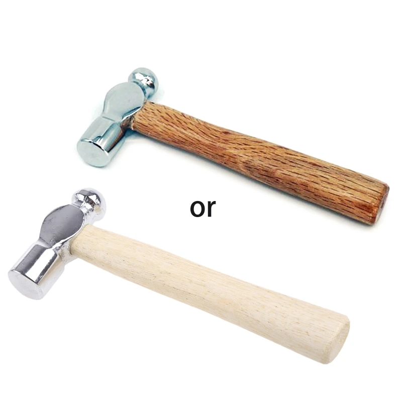 Ball Hammer Carbon Steel Hammer Mini Car Escape Tool Smashing Walnut Silver for Head for Household mini hammer escape hammer mini emergency hammer emergency window breaker