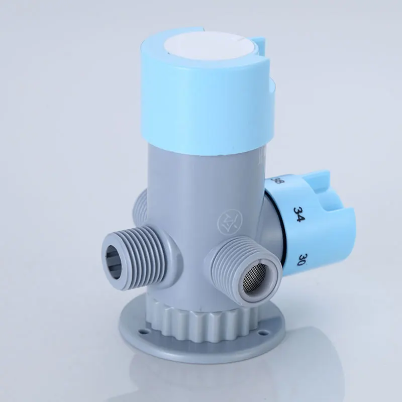 ABS Thermostatic Valve Simple Bathroom Shower Bath Hot And Cold Water Mixing Valve Faucet 3