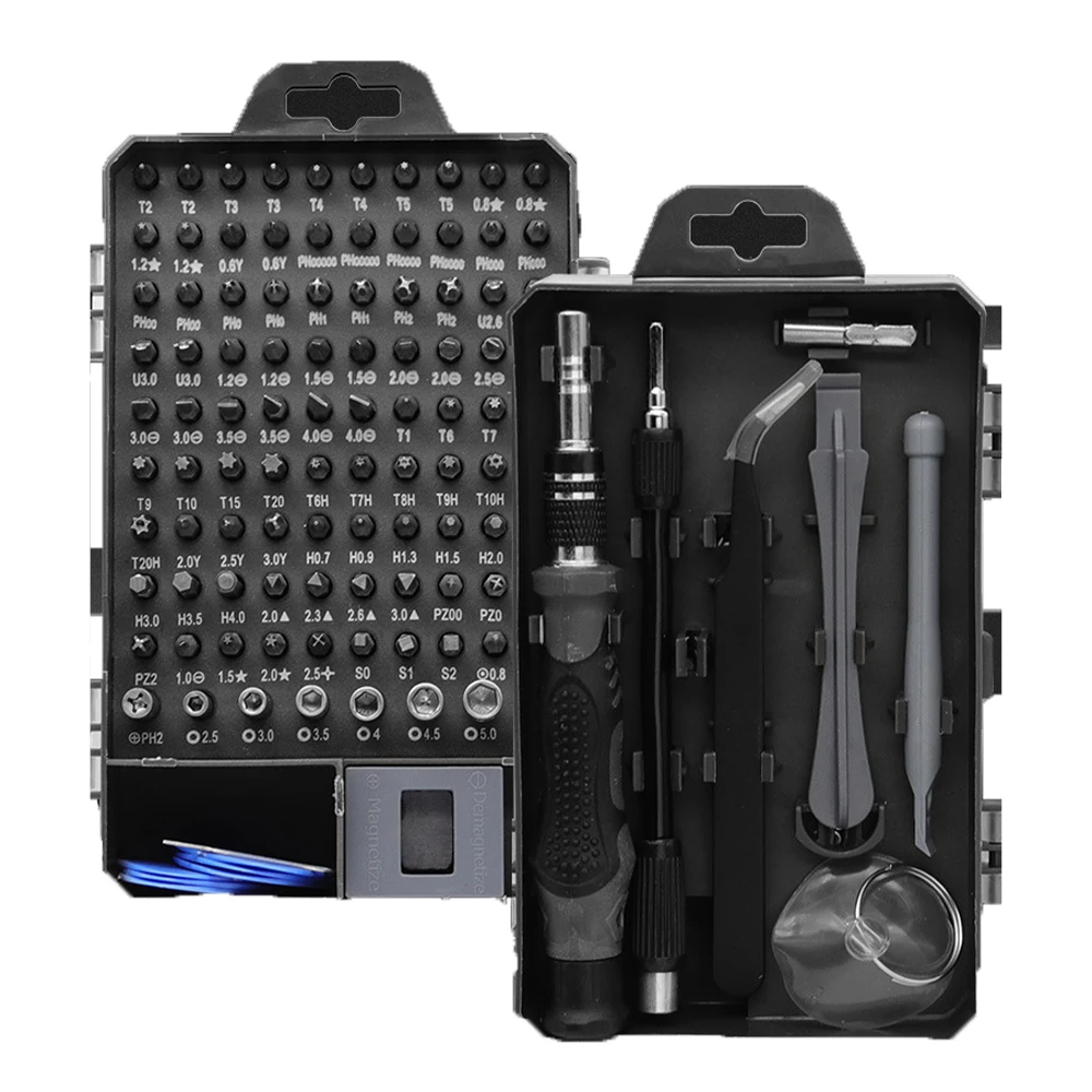 Deli 이중 목적 스크루 드라이버 마그네틱 비트, 미끄럼 방지 핸들, 가정용 스크루 드라이버, 다기능 전기 기사 수리 도구, 1 개 10 다기능 스크루드라이버 세트, 마그네틱 스크루 드라이버 비트, 정밀 컴퓨터, PC, 전화, 시계 수리 키트, 하드웨어 도구, 114 in 1