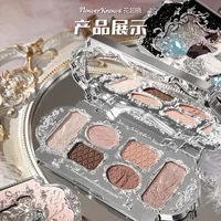 Flower Knows Swan Ballet Series 6 Color Eyeshadow Palette Glitter Matte  Long Lasting Eye Shadow 1