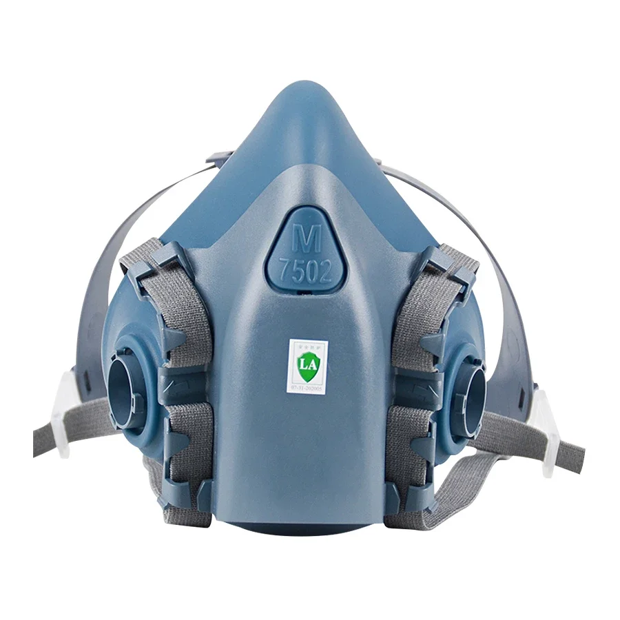 Dust mask gas mask dustproof respirator face respirator gas respirator half face respirator mask 7502 Respirator mask protective industry painting spray dust gas With 501 5N11 6001CN Chemcial half face