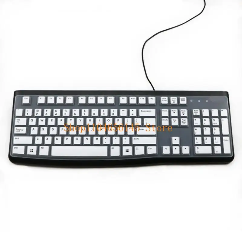Dustproof Waterproof Transparent Silicone Keyboard Cover Protector