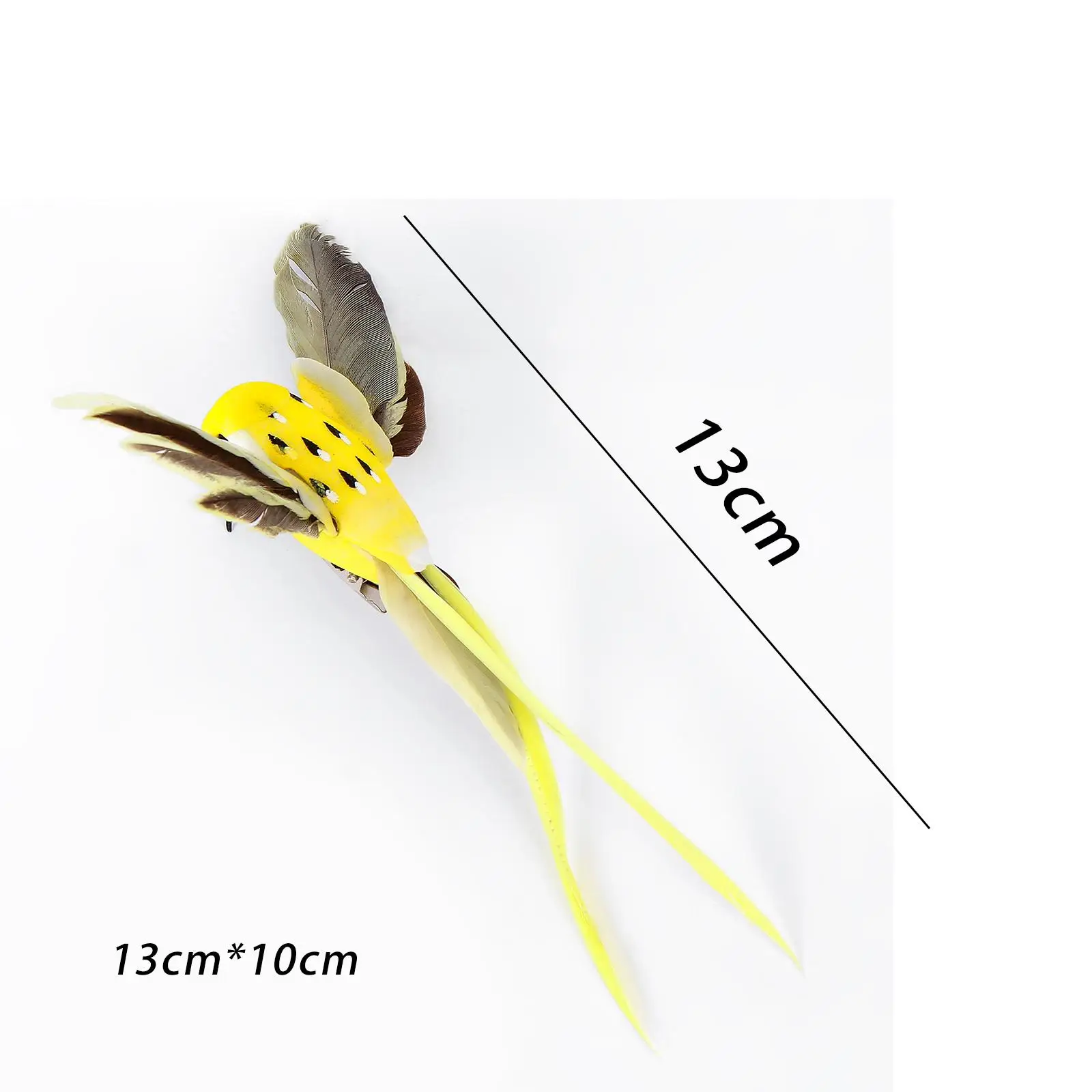Artificial Feather Bird Decoration 6 Pieces Creative Lifelike Feathered Hummingbird Zoo Birds Figure Model Artificial Birds For Home Outdoor Patio Porch Lawn
