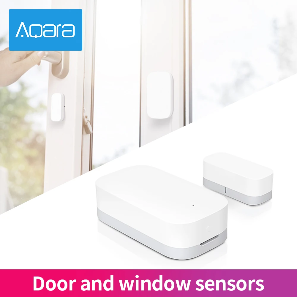 Aqara-mini Sensor de Porta e Janela Inteligente Zigbee Conexão sem Fio Trabalhar com Aplicativo Homekit para Xiaomi Mijia mi Home - Image 5
