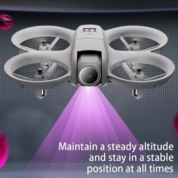 Nuovo Mini Drone WIFI FPV con Telecamera 4K Professionale, Luci Colorate, Pieghevole, Quadricottero RC, Giocattolo Regalo