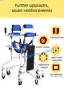Upright Rollator Walker Stand Up Walker with 8 Wheels Anti-tilt Wheels hemiplegia walker stand frame with seat 2