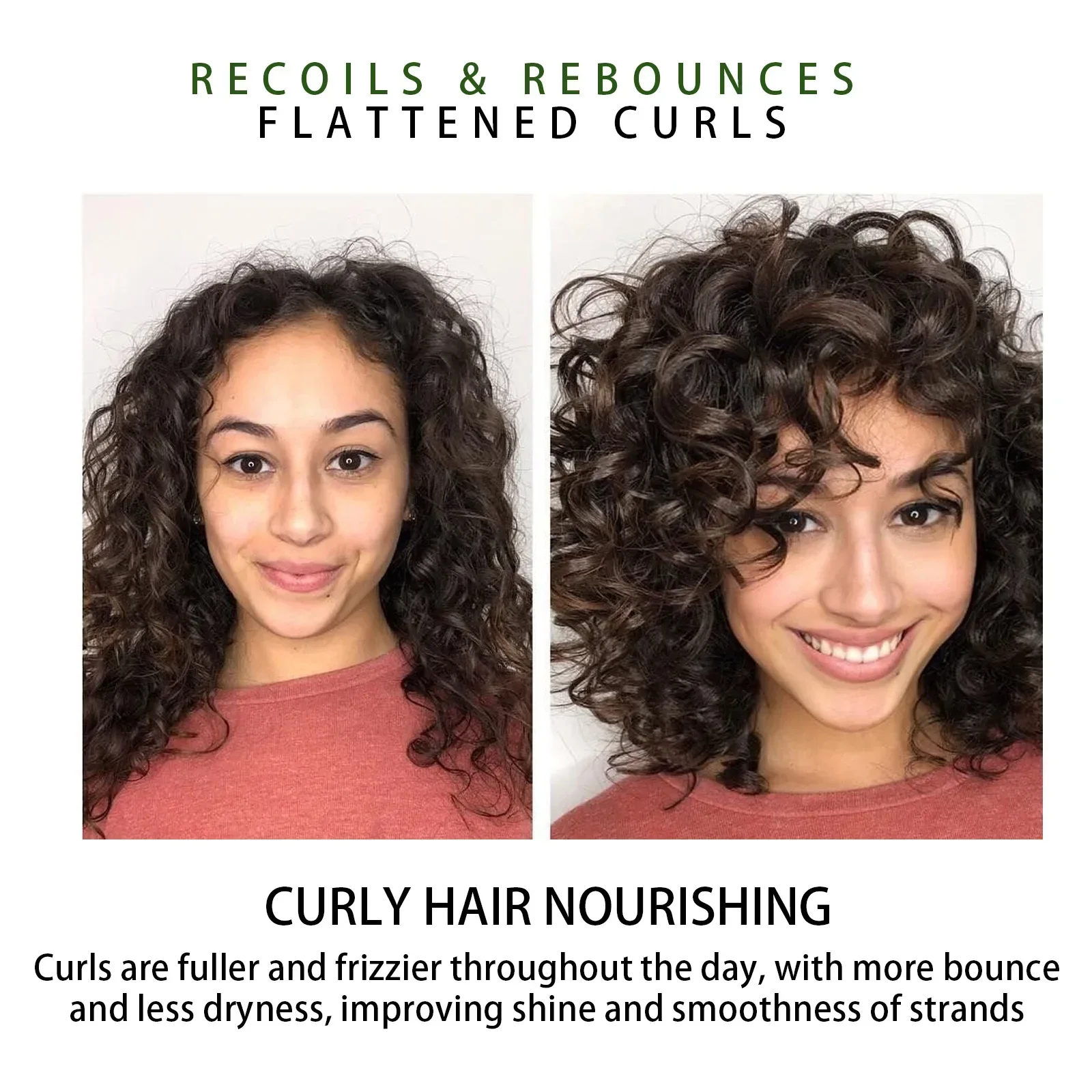 Hair-volumizing Cream Bouncie'lock Boost Defining Cream Curly Hair Volumizing Shiny Curls All Day Long Hair Care50ml rizos