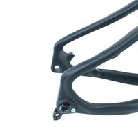 Cadre de vélo de montagne en carbone 27.5ER avec frein à disque, modèle à axe traversant, câblage interne, cadre de vélo en carbone T700 5
