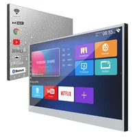 Souria 32 pouces miroir intelligent télévision étanche pour hôtel salle de bain Design de luxe Android ATSC DVT-T, T2, C DTV Tuner TV 1
