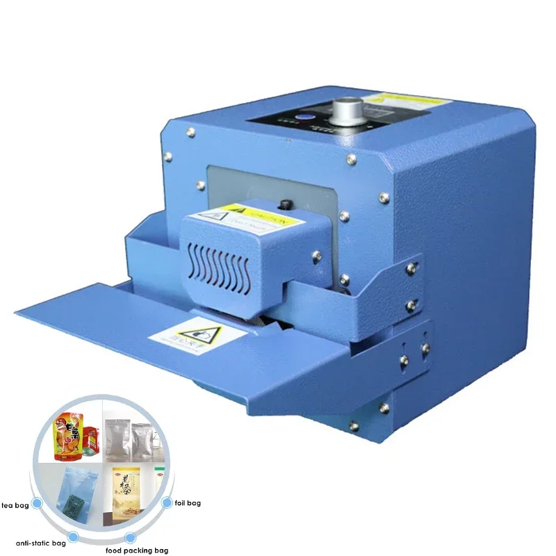 Bag Sealer Portable Sealing Machine 220V/ 110V Roller Sealing Machine Portable Bag Sealer Roller Foil Plastic Bag Food Packaging Machine