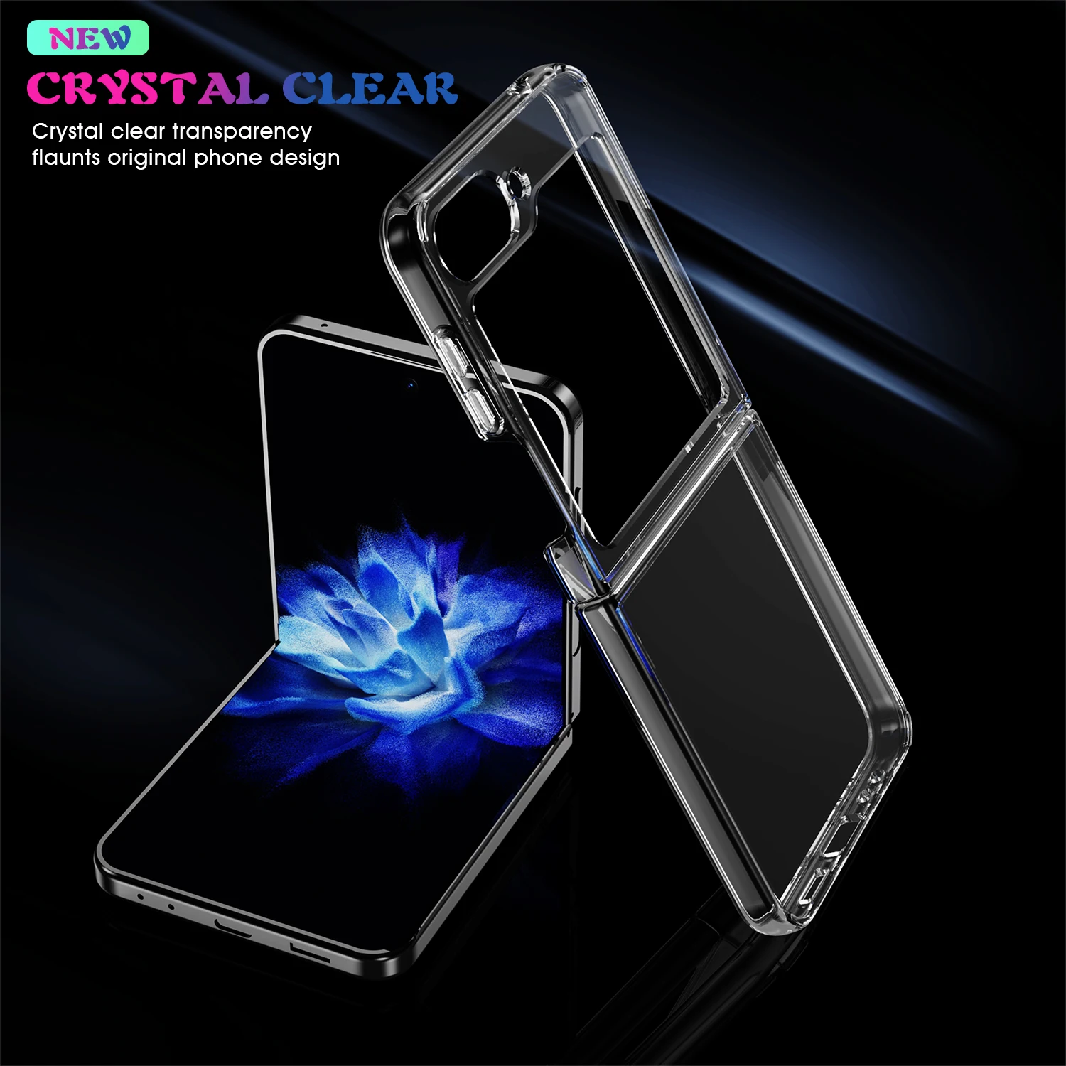 Coque de téléphone en acrylique rigide, étui rigide antichoc pour Samsung Galaxy Z Flip 3 4 5 5G Flip5 ZFlip5_voghion.com
