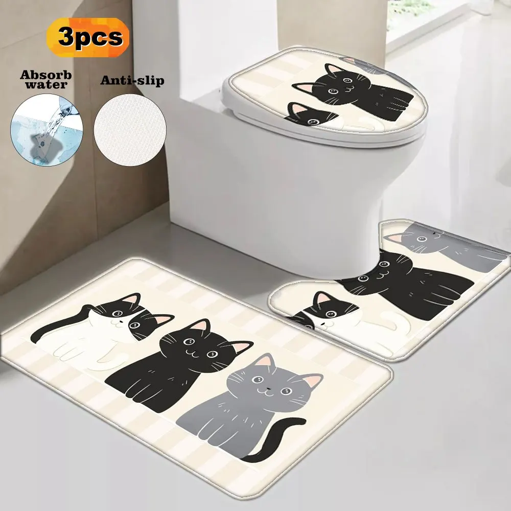 Three-Piece Bathroom Rug Set 2