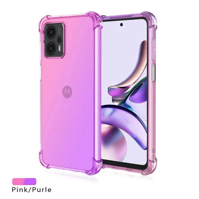 Shockproof Gradient Airbag TPU Protective Phone Case Cover