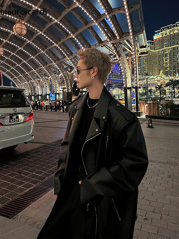 leather trench mr trench coat