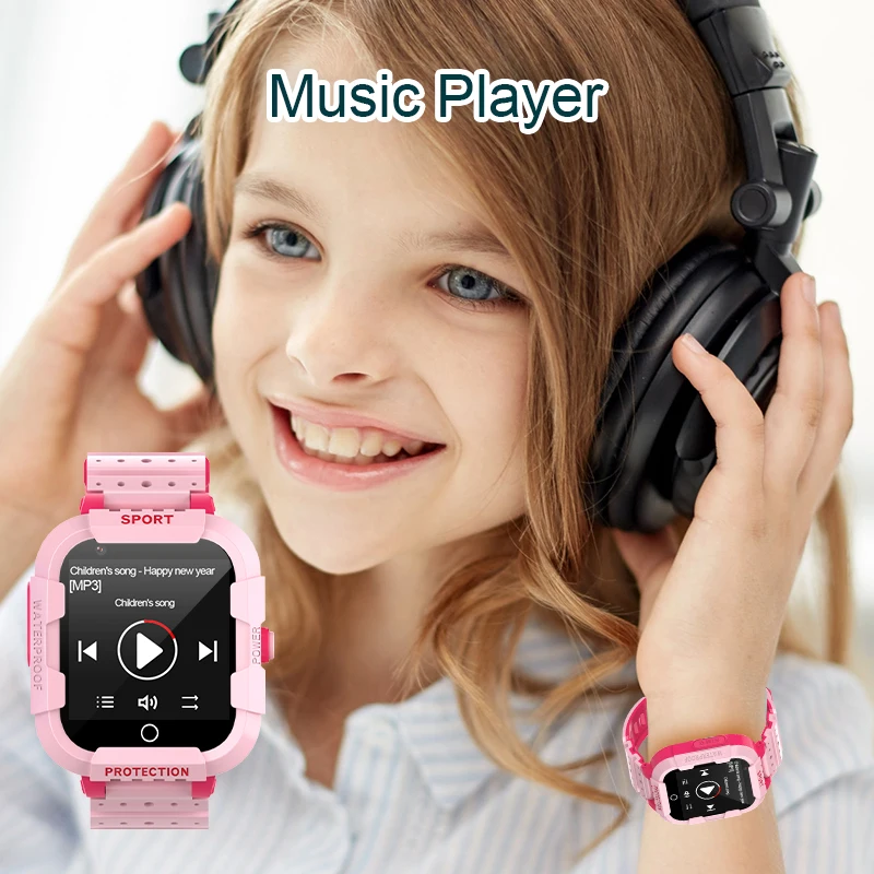 Wonlex KT12 어린이 스마트 워치 분실 방지 트래커, 4G 영상 통화, SOS GEO 펜스 로케이터, 카메라 폰 워치