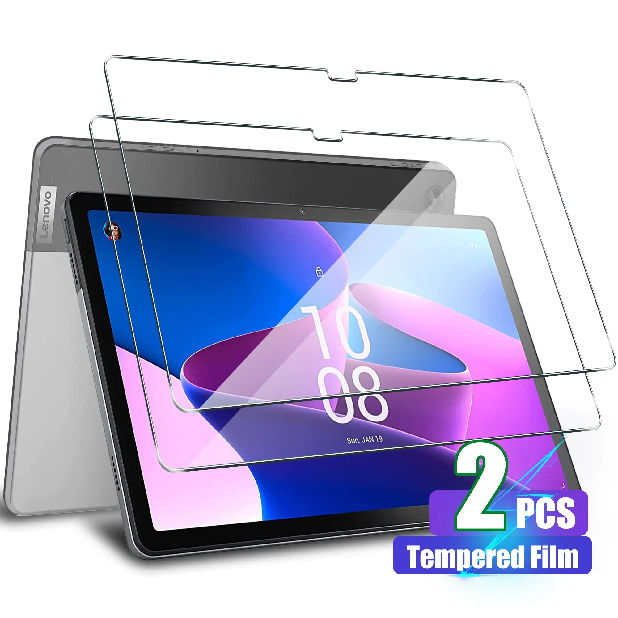 

Tempered Glass For Lenovo Tab M10 Plus 3rd Gen 10.6 2022 TB128FU/XU TB125FU Tempered Glass Film For XiaoXin Pad 2022 9H Hardness