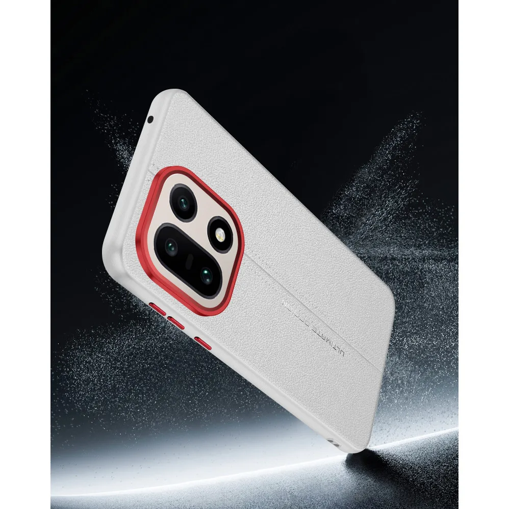 ELVEV Light Luxury Line Pattern PU Leather Full Protection Phone Case