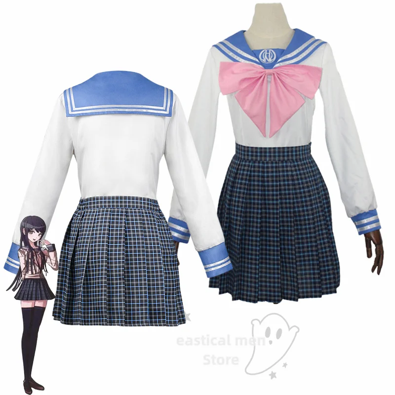 

Парик женский в шотландскую клетку, униформа из искусственных волос в стиле аниме Maizono Sayaka, Рождественский подарок на Хэллоуин