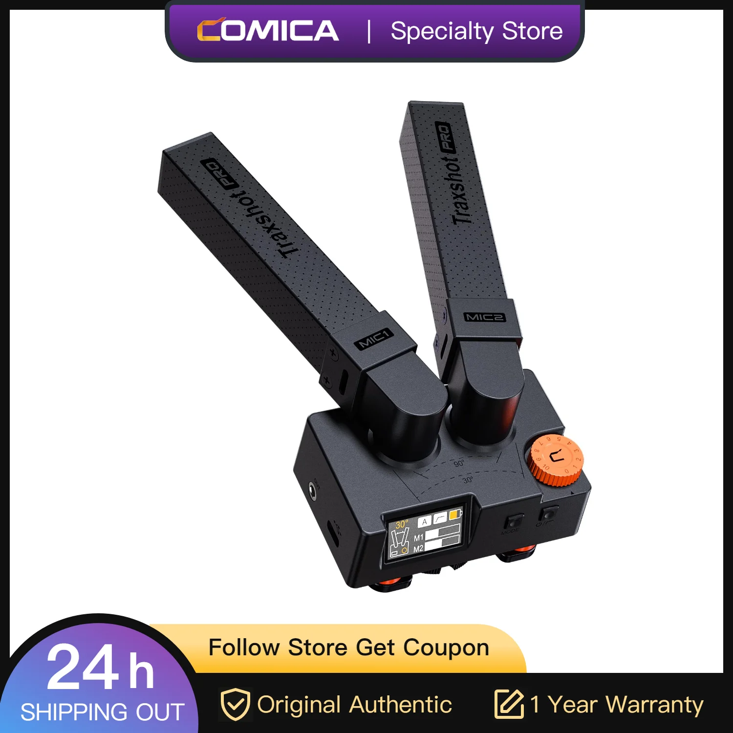 ΠΠΈΠΊΡΠΎΡΠΎΠ½ Comica Traxshot PRO Π΄Π»Ρ ΠΊΠ°ΠΌΠ΅Ρ Canon, Nikon, Sony, ΡΠ΅Π»Π΅ΡΠΎΠ½ΠΎΠ², ΠΏΠ»Π°Π½ΡΠ΅ΡΠΎΠ², ΠΊΠΎΠΌΠΏΡΡΡΠ΅ΡΠΎΠ², Π²ΠΈΠ΄Π΅ΠΎΠ·Π°ΠΏΠΈΡΡ ΠΠΈΠΊΡΠΎΡΠΎΠ½ Comica Traxshot PRO Π΄Π»Ρ ΠΊΠ°ΠΌΠ΅Ρ Canon, Nikon, Sony, ΡΠ΅Π»Π΅ΡΠΎΠ½ΠΎΠ², ΠΏΠ»Π°Π½ΡΠ΅ΡΠΎΠ², ΠΊΠΎΠΌΠΏΡΡΡΠ΅ΡΠΎΠ², Π²ΠΈΠ΄Π΅ΠΎΠ·Π°ΠΏΠΈΡΡ