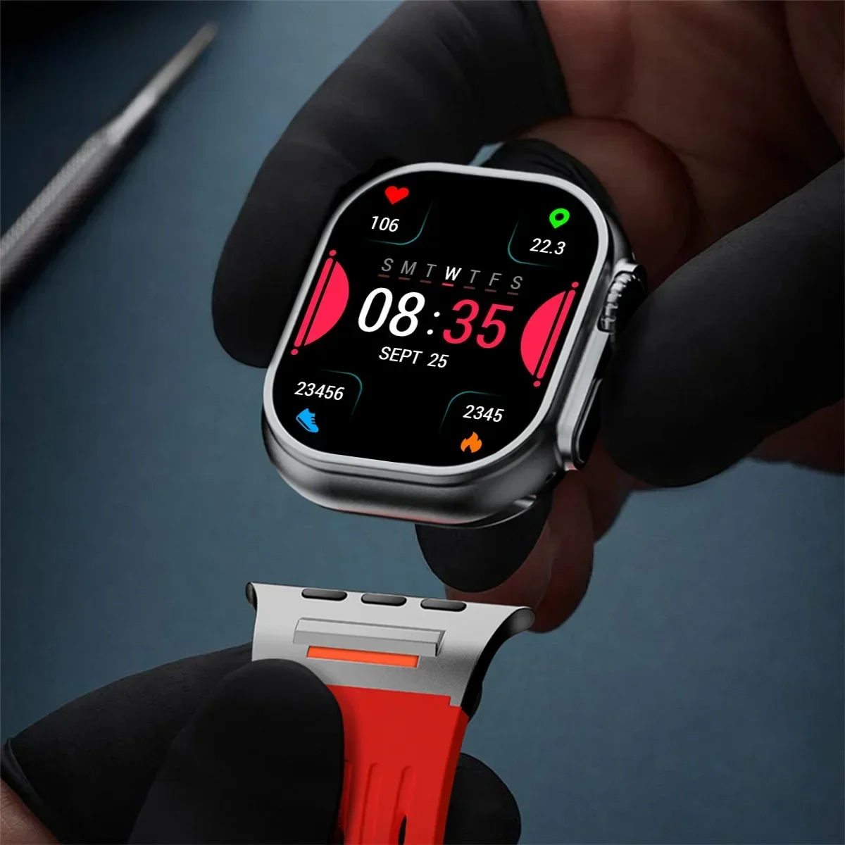 Silicone Strap for Apple Watch Band Ultra 2 49mm 46mm 42mm 45mm 44mm 40 41mm Breathe Bracelet for IWatch Series 10 9 8 7 6 5 4 3