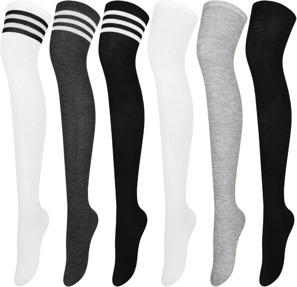 Warm Knee High Thigh Socks for Women